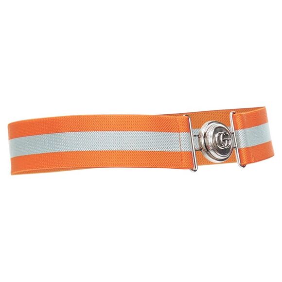 Gucci fabric webbing GG logo buckle elastic belt - Picture 3 of 6
